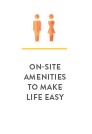 on-site amenities to make life easy